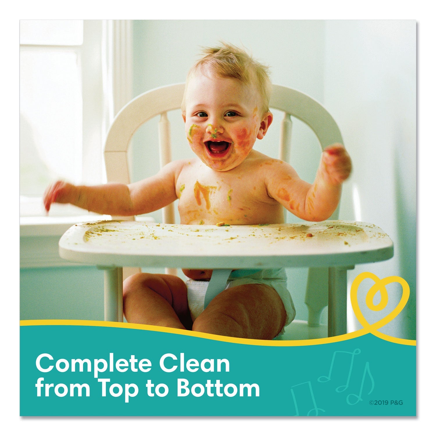 Pampers Complete Clean Baby Wipes, 1 Ply, Baby Fresh, 504/Pack