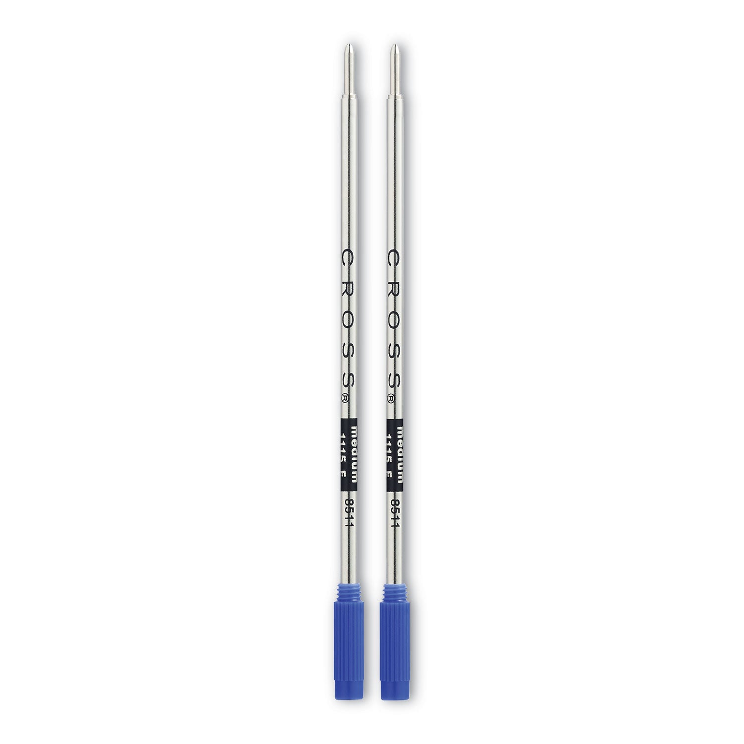 Cross Refills for Cross Ballpoint Pens, Medium Conical Tip, Blue Ink, 2/Pack