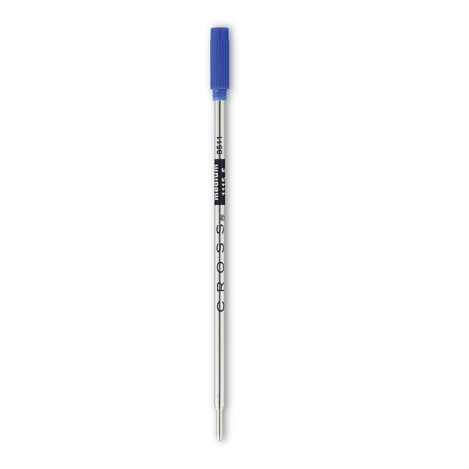 Cross Refills for Cross Ballpoint Pens, Medium Conical Tip, Blue Ink, 2/Pack