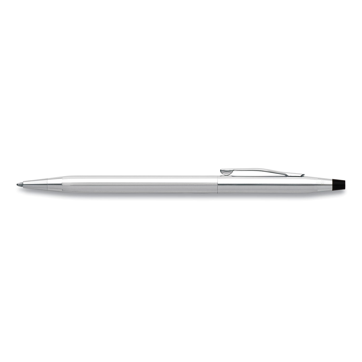 Cross Classic Century Twist-Action Ballpoint Pen, Retractable, Medium 1 mm, Black Ink, Chrome Barrel