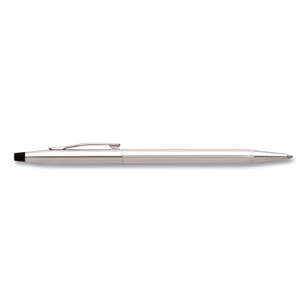 Cross Classic Century Twist-Action Ballpoint Pen, Retractable, Medium 1 mm, Black Ink, Chrome Barrel