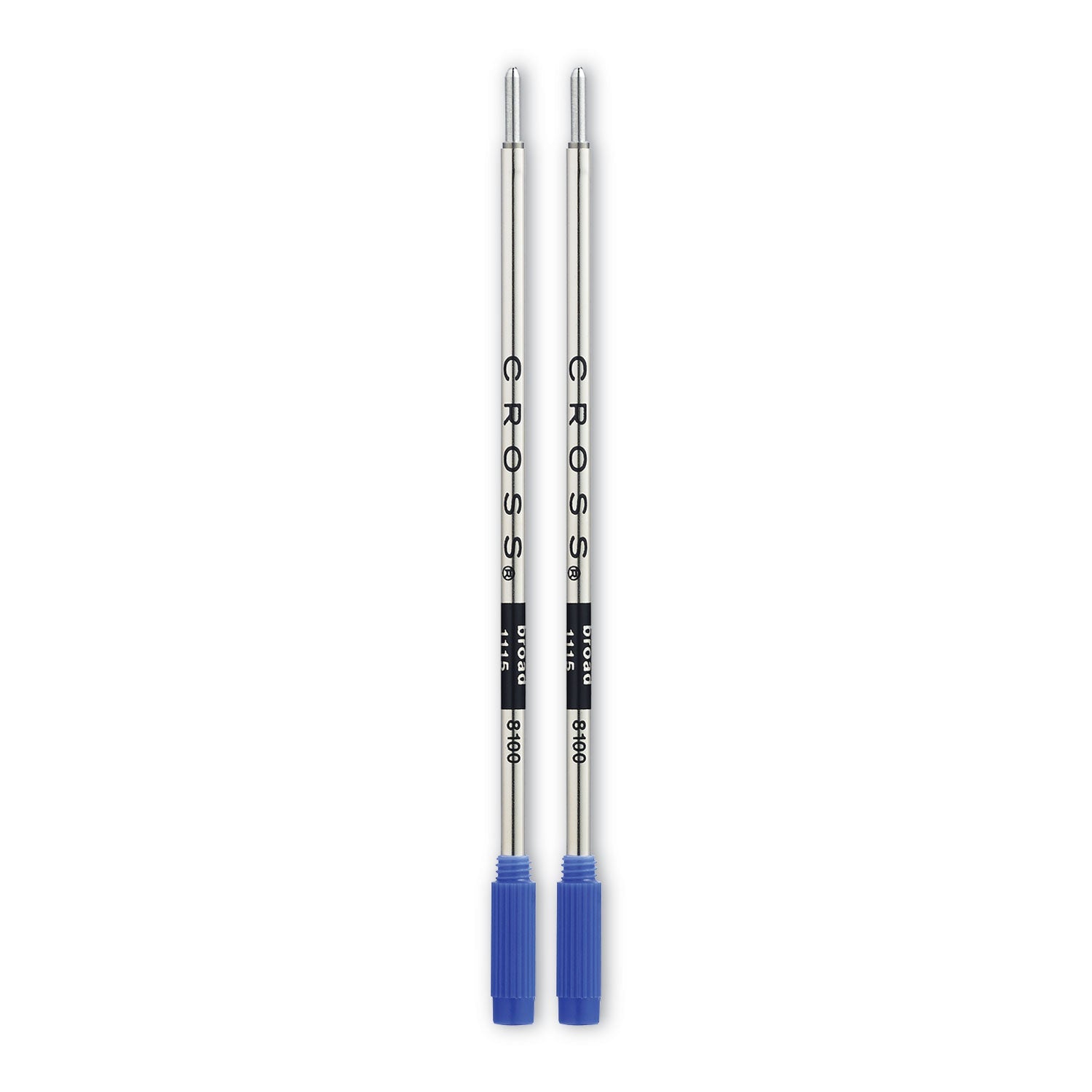 Cross Refills for Cross Ballpoint Pens, Bold Conical Tip, Blue Ink, 2/Pack