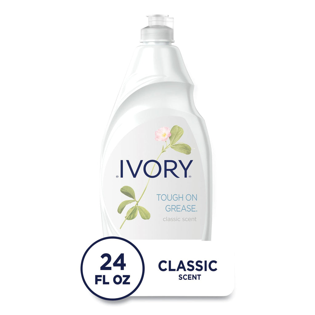 Ivory Dish Detergent, Classic Scent, 24 oz Bottle, 10/Carton