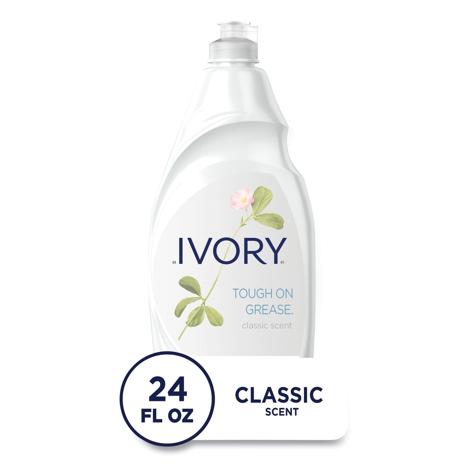Ivory Dish Detergent, Classic Scent, 24 oz Bottle, 10/Carton