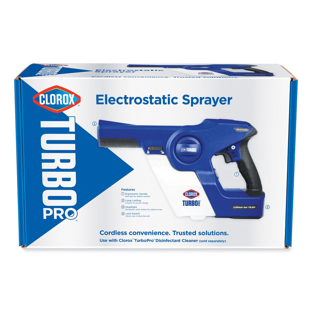 Clorox TurboPro Handheld Sprayer, 32 oz, White/Blue