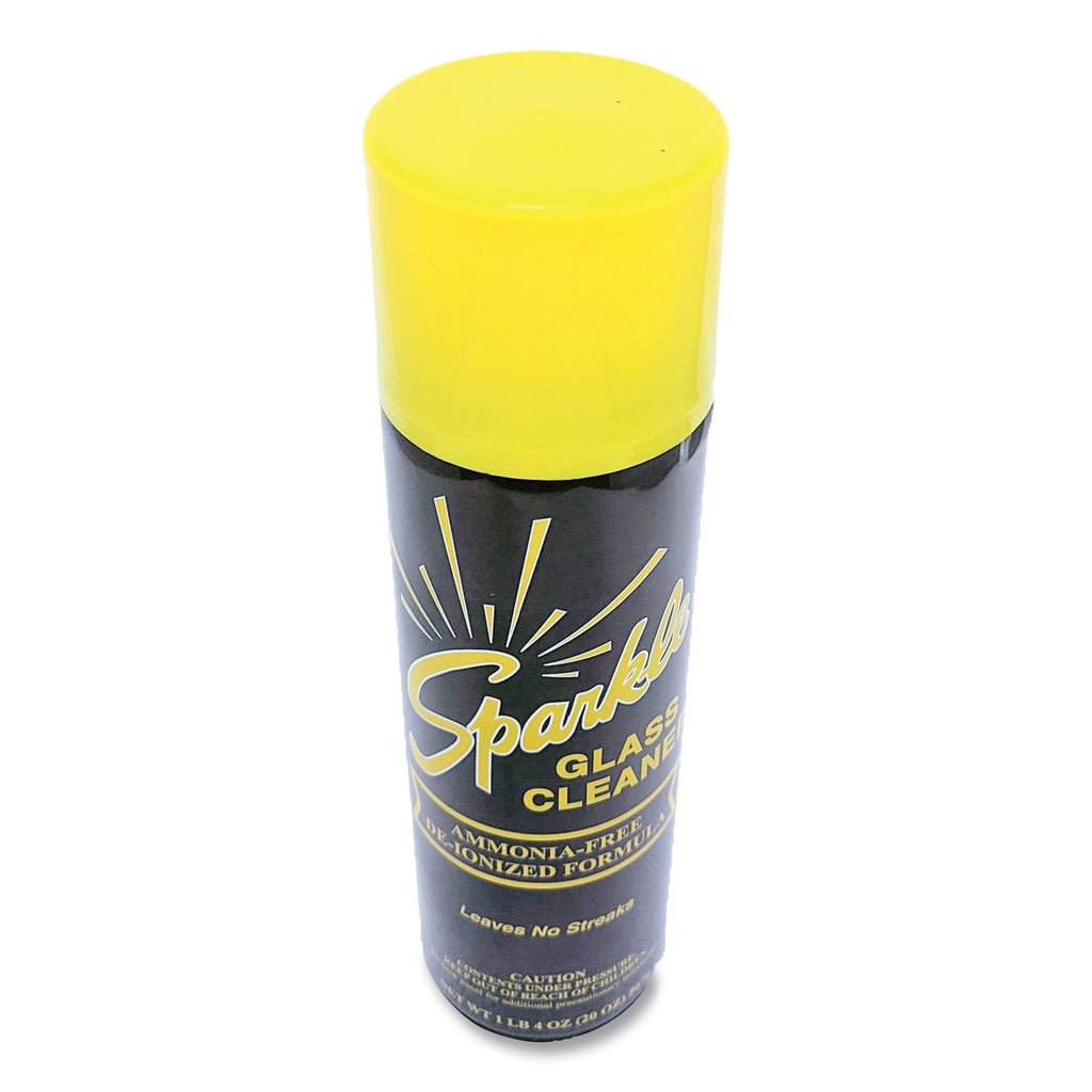 Sparkle Glass Cleaner, 20 oz Aerosol Spray, 12/Carton