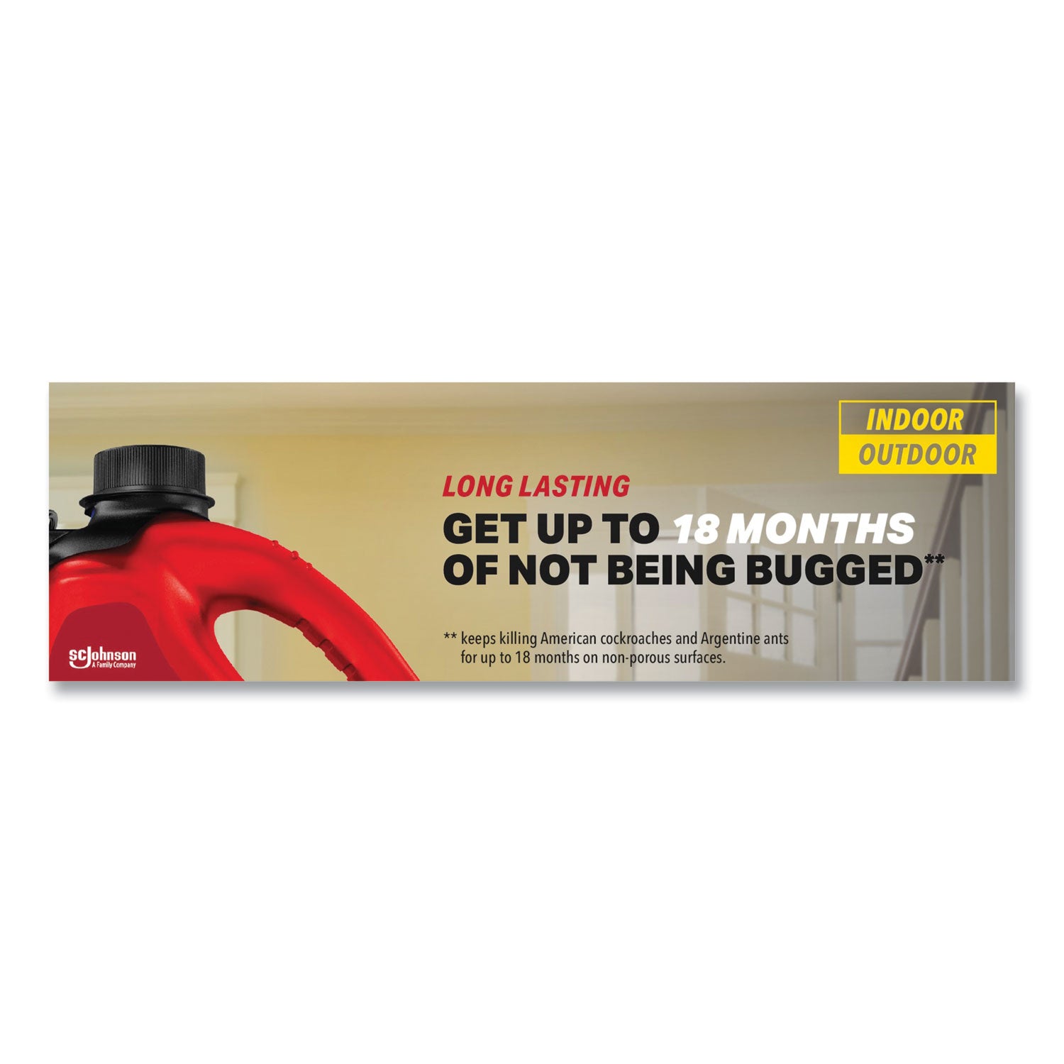 Raid MAX Perimeter Protection, 128 oz Bottle Refill, 4/Carton