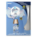 Glade Automatic Spray Starter Kit, Spray Unit and Refill, White/Gold, Clean Linen