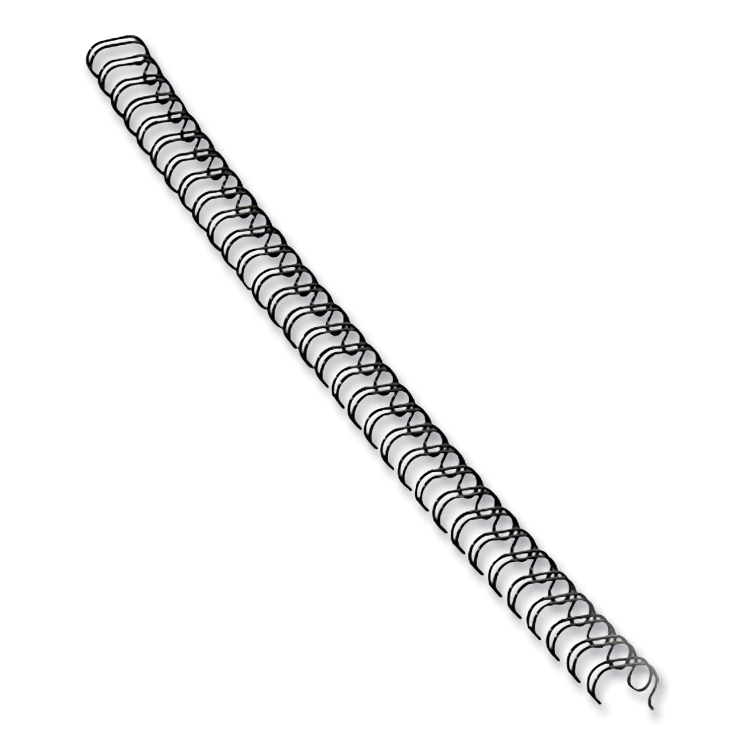 Fellowes Wire Bindings, 3/8" Diameter, 80 Sheet Capacity, Black, 25/Pack
