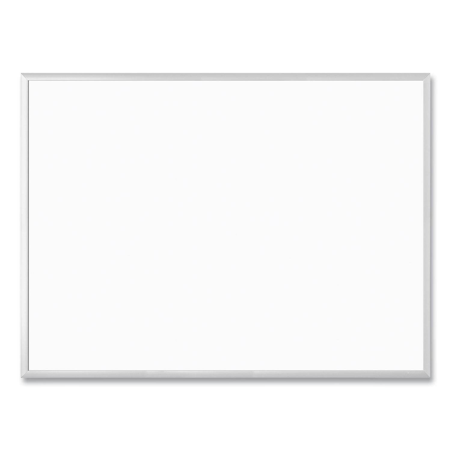 U Brands Melamine Dry Erase Board, 48 x 36, White Surface, Silver Frame