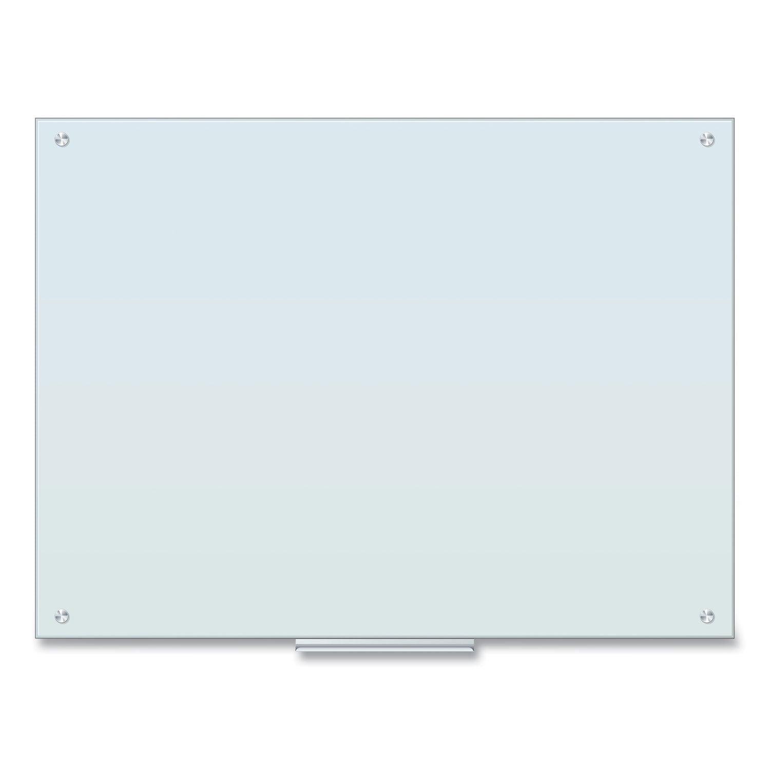 U Brands Glass Dry Erase Board, 48 x 36, White Surface