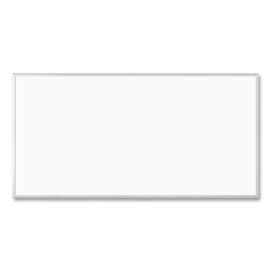 U Brands Magnetic Dry Erase Board with Aluminum Frame, 96 x 48, White Surface, Silver Frame
