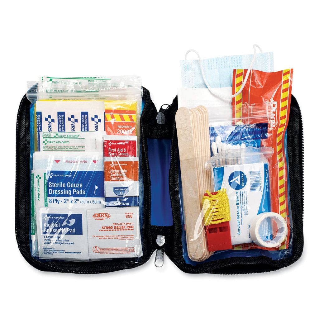 PhysiciansCare Soft-Sided First Aid and Emergency Kit, 105 Pieces, Soft Fabric Case