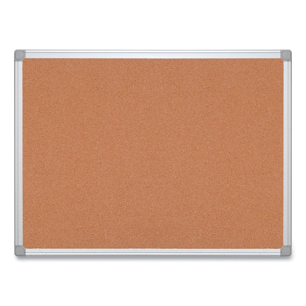 MasterVision Earth Cork Board, 24 x 36, Aluminum Frame