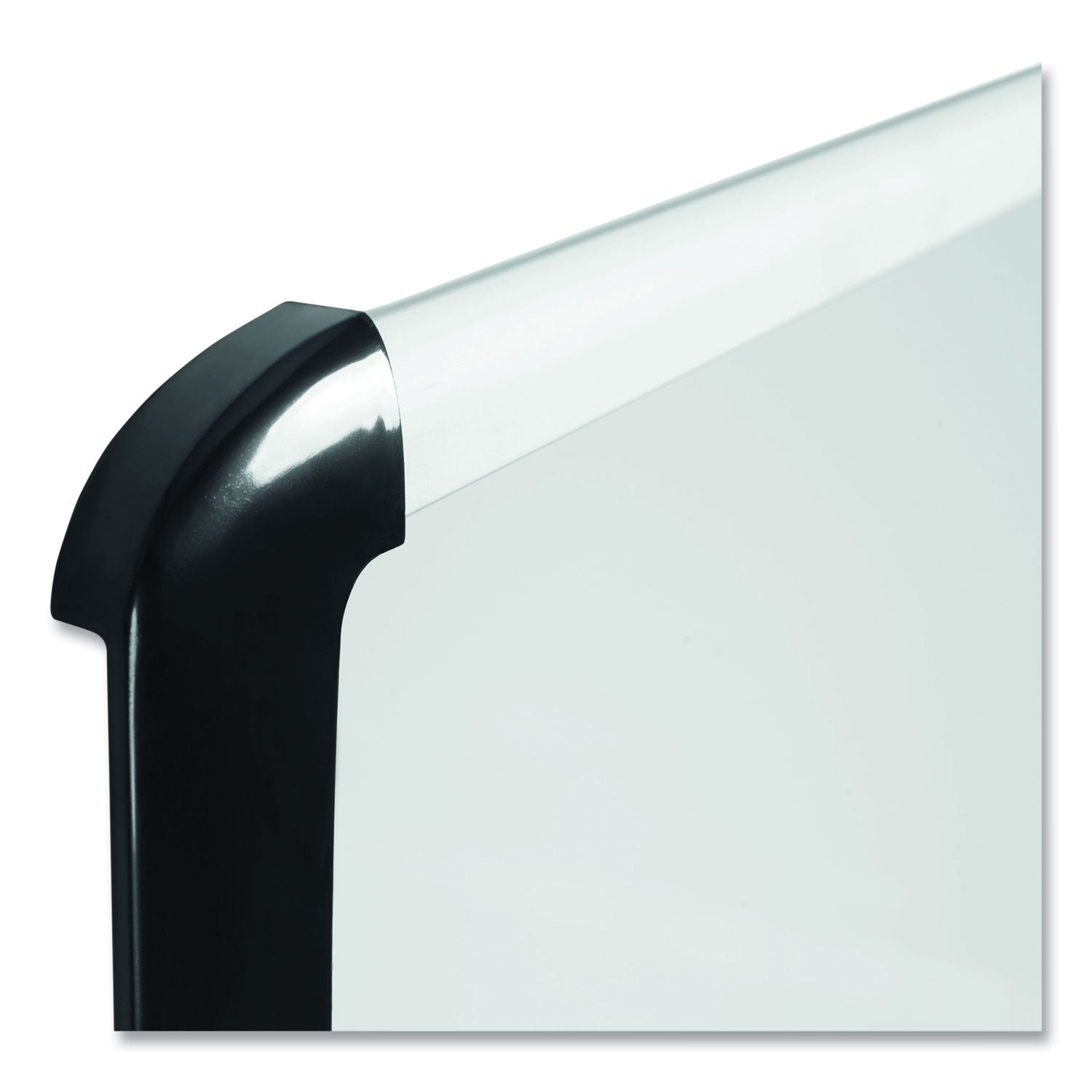 MasterVision Porcelain Magnetic Dry Erase Board, 48x96, White/Silver