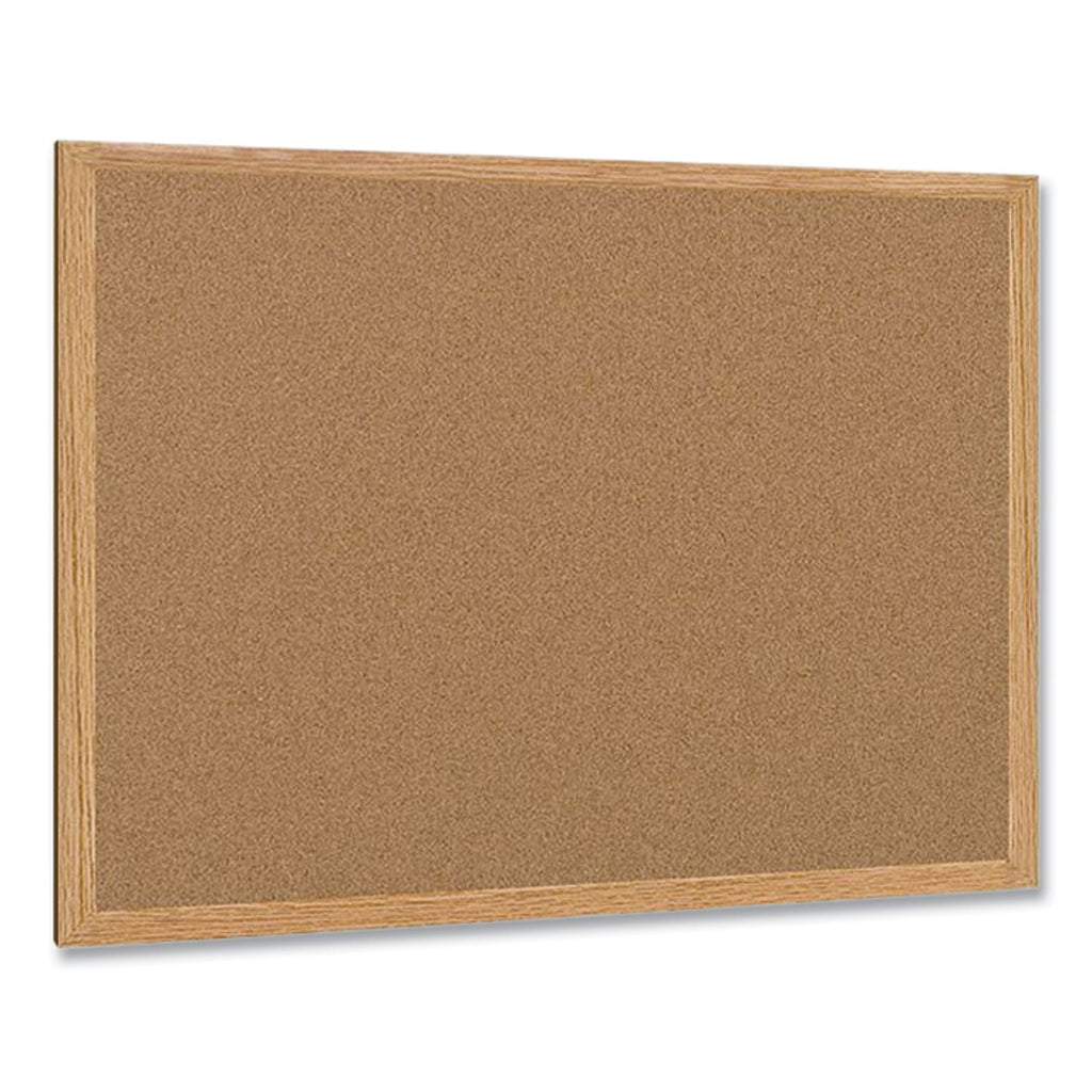 MasterVision Earth Cork Board, 24 x 36, Wood Frame