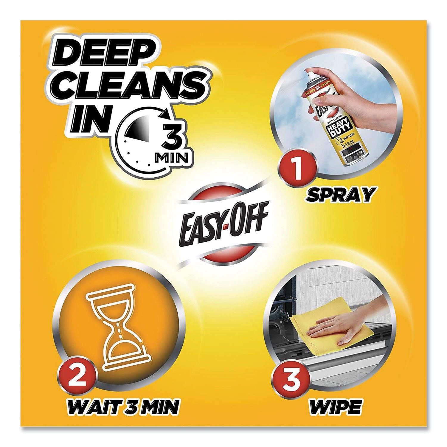 Professional EASY-OFF Oven and Grill Cleaner, Unscented, 24 oz Aerosol Spray