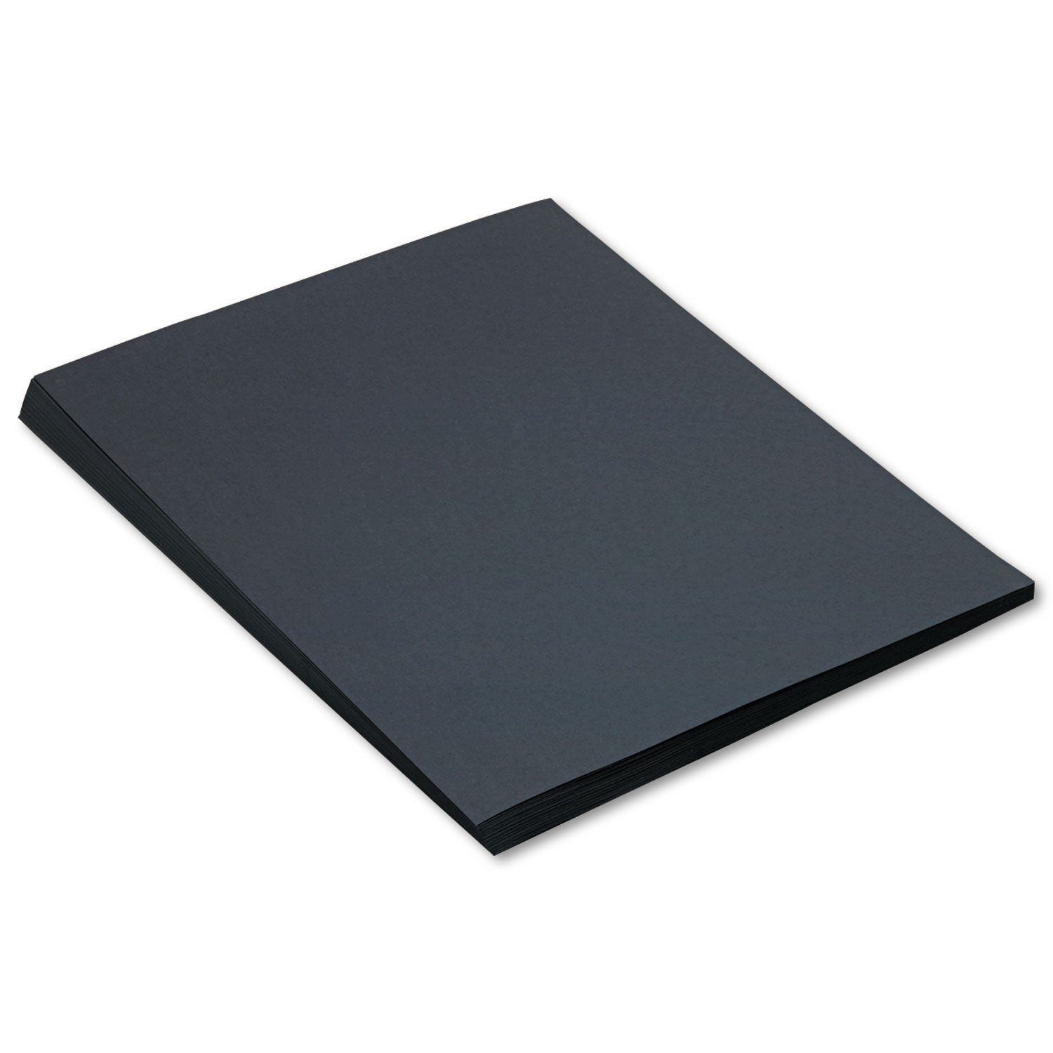 Prang SunWorks Construction Paper, 50 lb Text Weight, 18 x 24, Black, 50/Pack