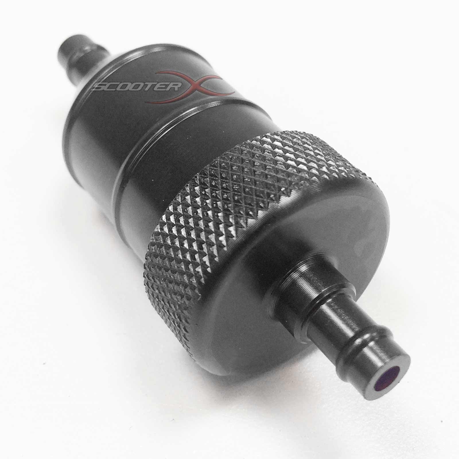 Aluminum Inline Fuel Filter 1/4" Flanges