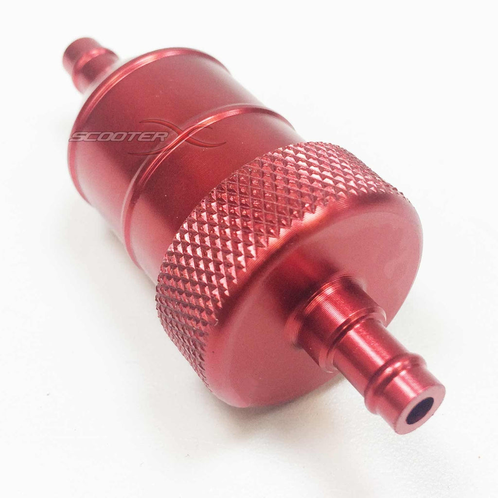 Aluminum Inline Fuel Filter 1/4" Flanges