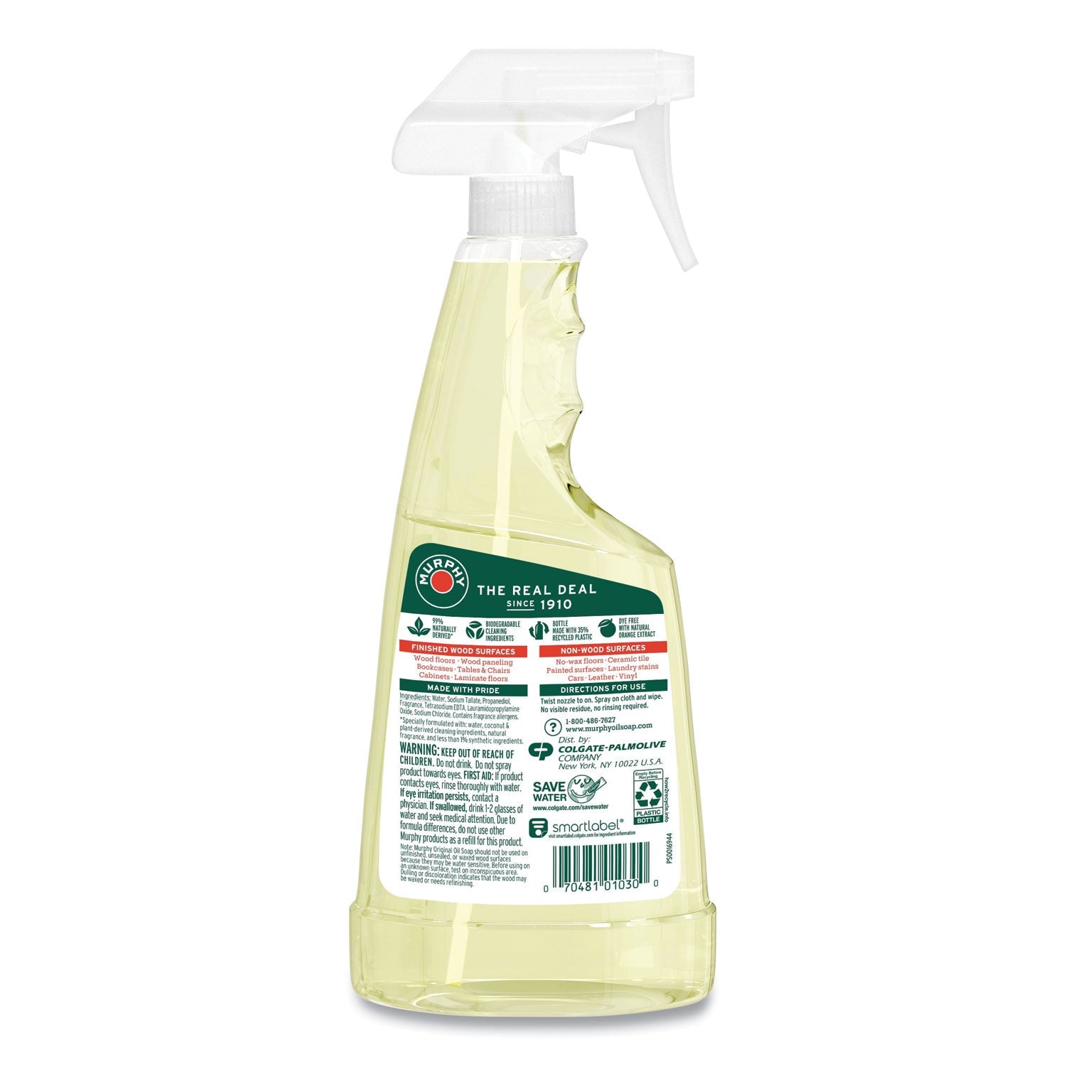 Murphy Spray Formula, All-Purpose, Orange, 22 oz Spray Bottle, 9/Carton