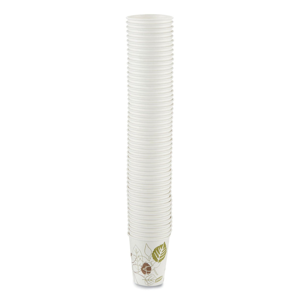 Dixie Pathways Paper Hot Cups, 10 oz, 50/Pack