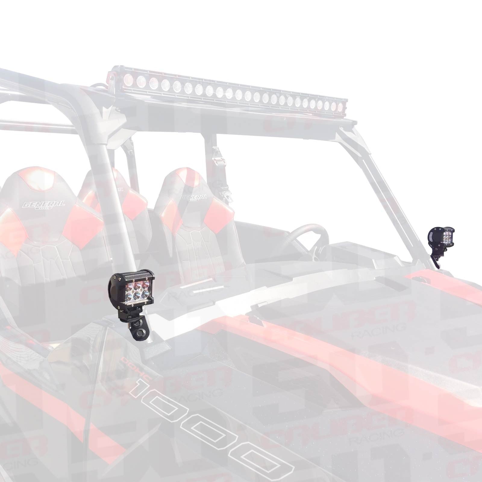 Polaris General Pod Light Mounting Brackets