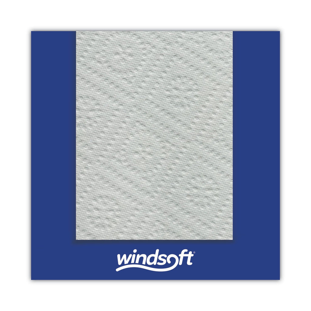 Windsoft Premium Kitchen Roll Towels, 2-Ply, 11 x 6, White, 110/Roll, 12 Rolls/Carton