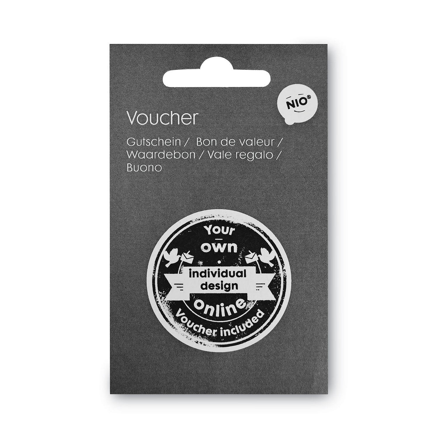 NIO Custom Stamp Voucher, For Use with NIO 071509 Stamp