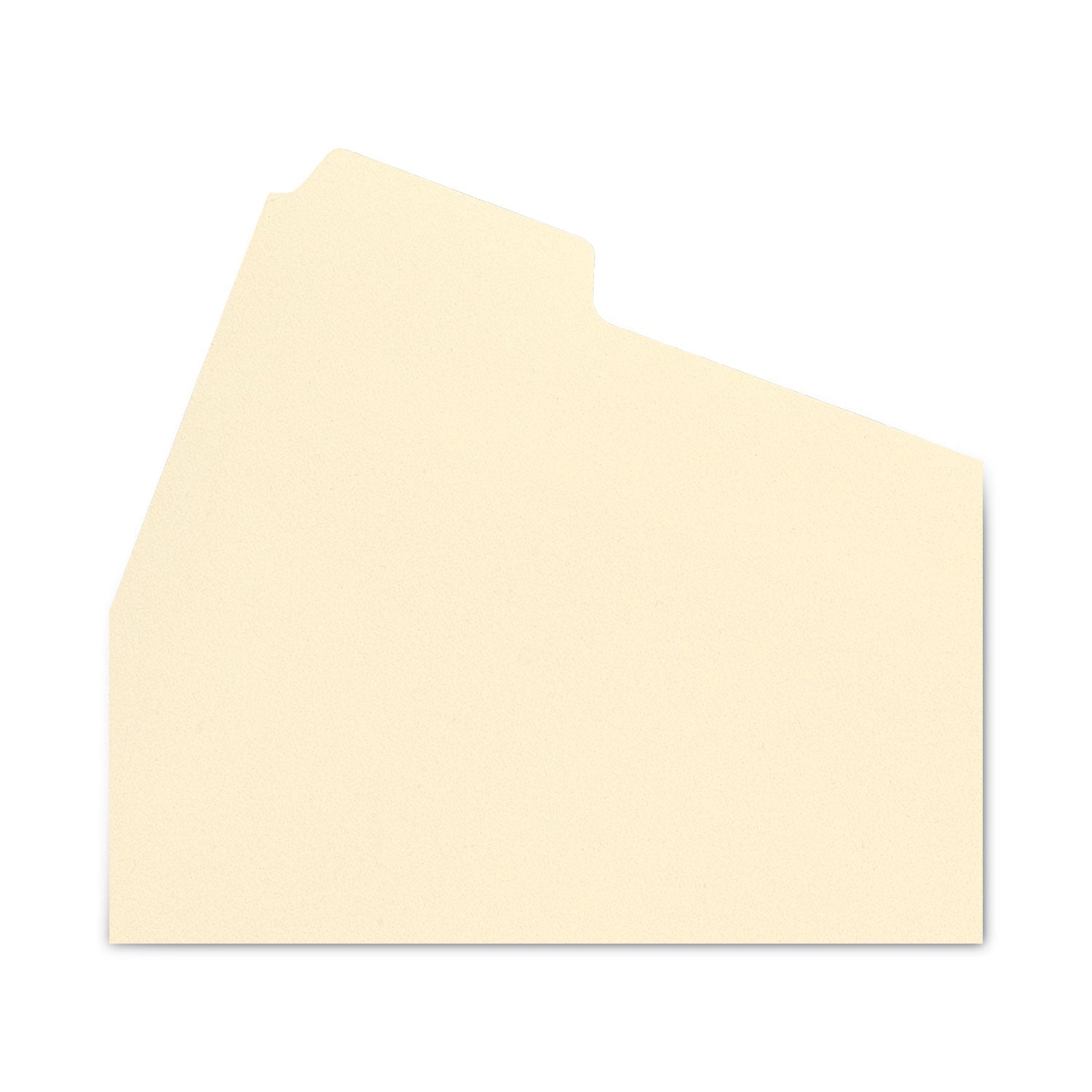 Smead Stackable Folder Dividers with Fasteners, 1/5-Cut End Tab, Letter Size, Manila, 50/Pack