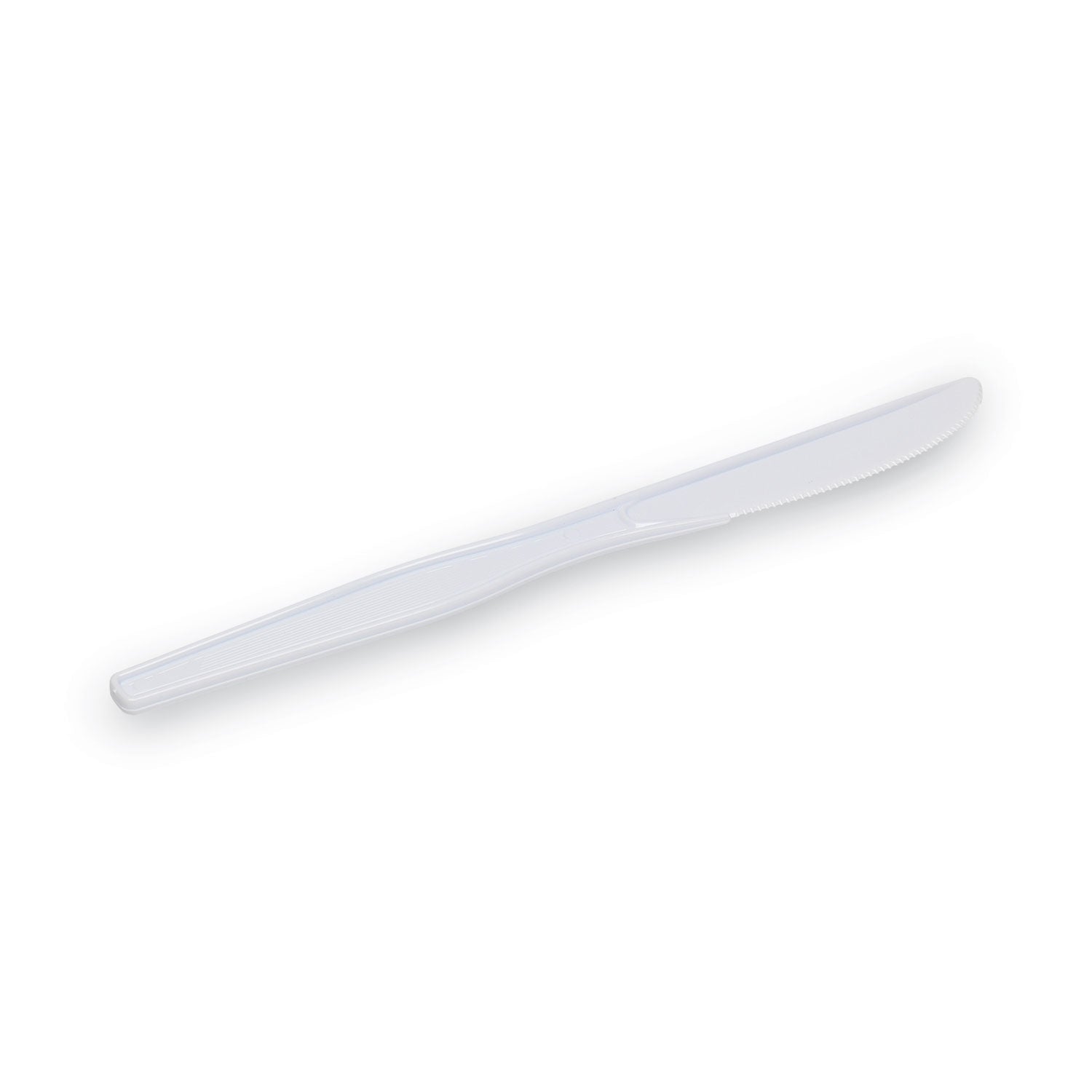 Dixie Plastic Cutlery, Heavy Mediumweight Knife, 1,000/Carton