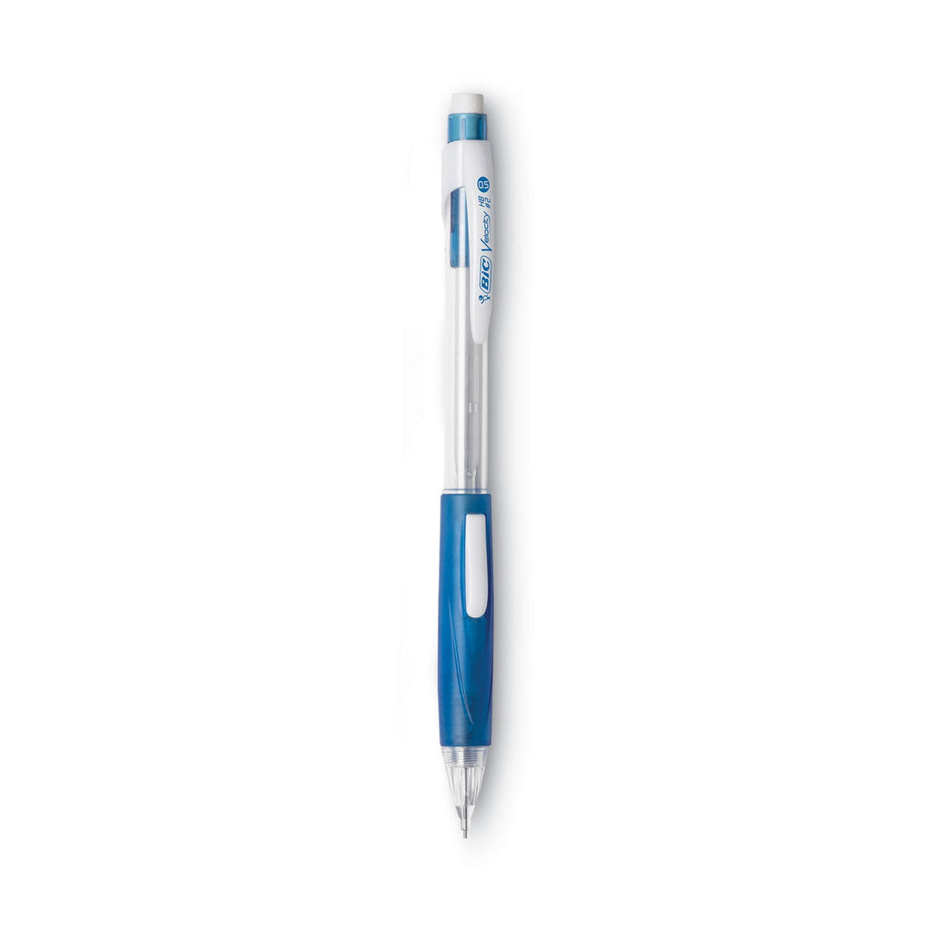 BIC Velocity Side Clic Pencil, 0.5 mm, HB (#2), Black Lead, Assorted Barrel Colors, Dozen