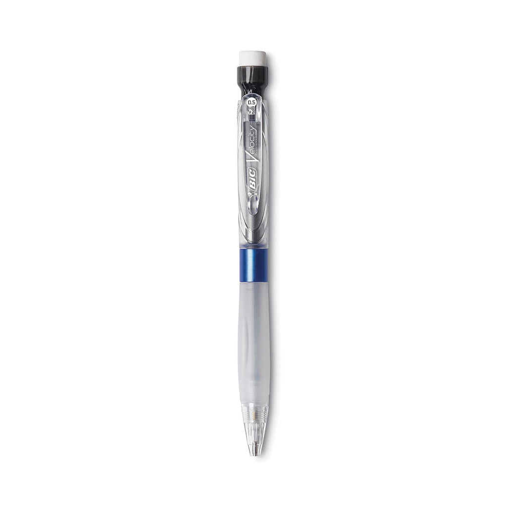 BIC Velocity Max Pencil, 0.5 mm, HB (#2), Black Lead, Assorted Barrel Colors, 5/Pack