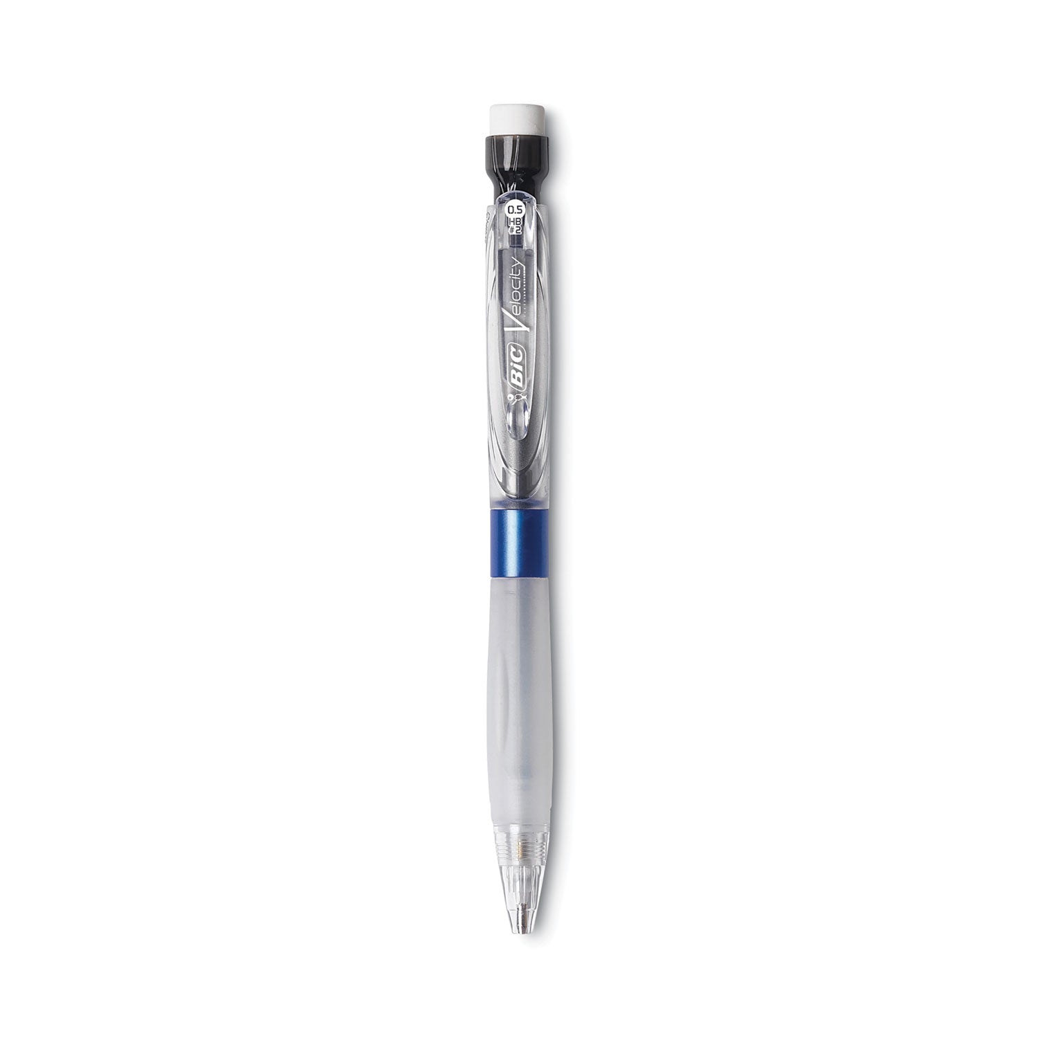 BIC Velocity Max Pencil, 0.5 mm, HB (#2), Black Lead, Assorted Barrel Colors, 5/Pack