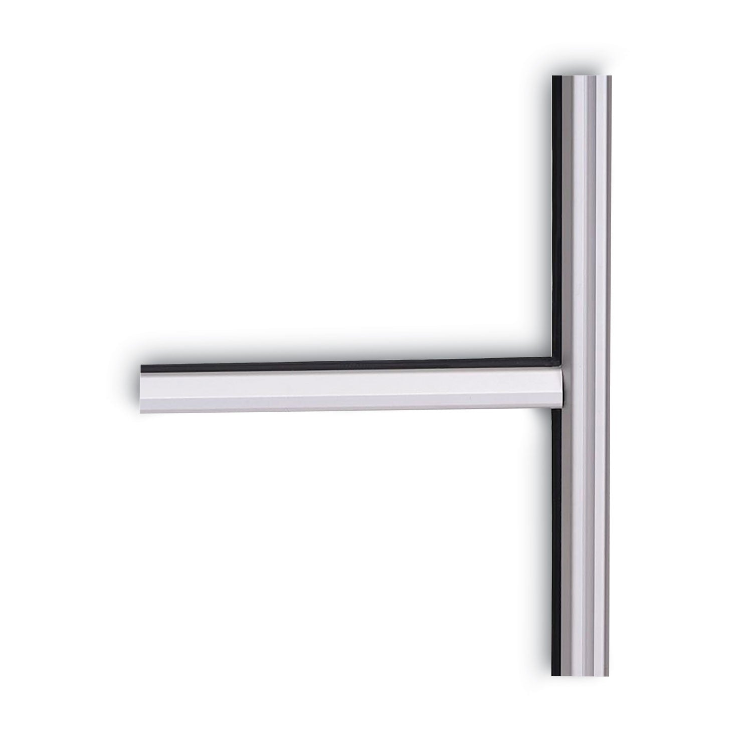 MasterVision Protector Series Mobile Glass Panel Divider, 49 x 22 x 69, Clear/Aluminum
