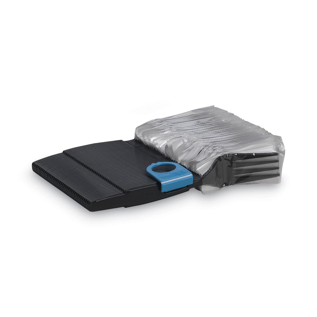 Dixie SmartStock Wrapped Heavy-Weight Cutlery Refill, Fork, Black, 960/Carton