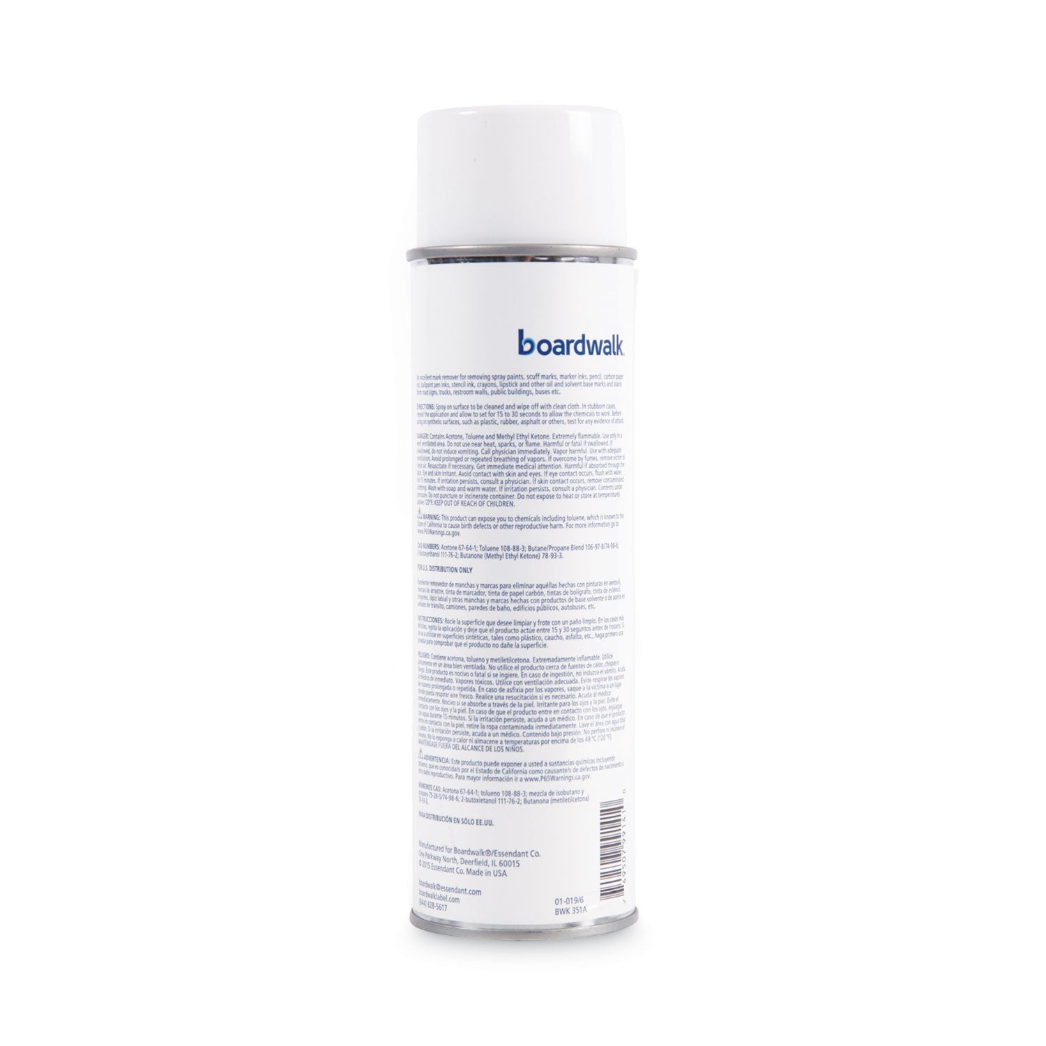 Boardwalk Vandalism Mark Remover, 16 oz Aerosol Spray, 12/Carton
