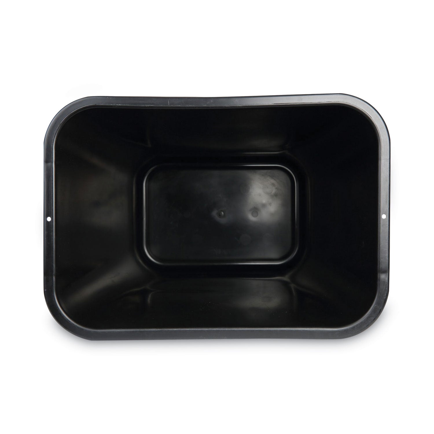 Boardwalk Soft-Sided Wastebasket, 41 qt, Plastic, Black
