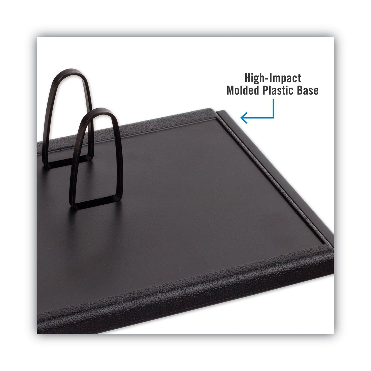 AT-A-GLANCE Desk Calendar Base for Loose-Leaf Refill, 3 x 3.75, Black