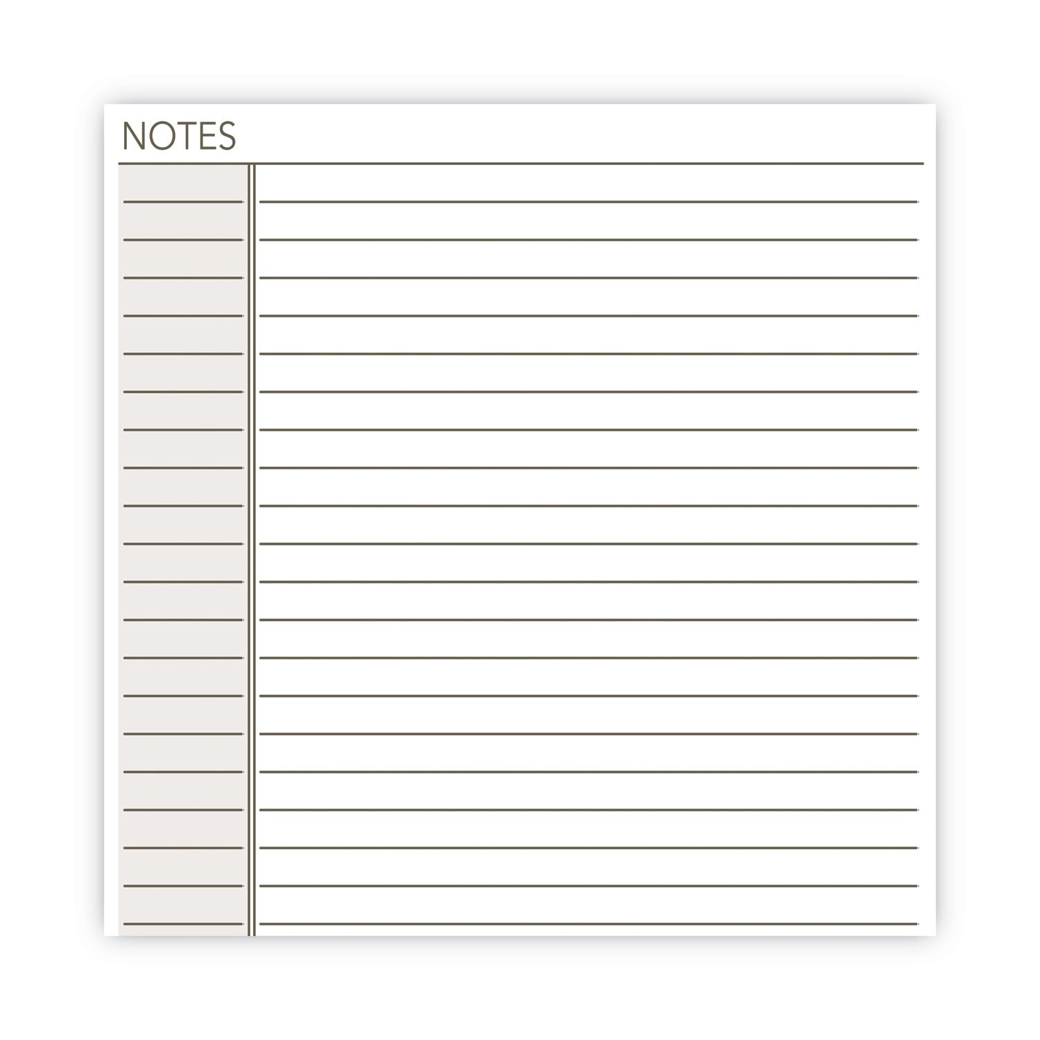 AT-A-GLANCE Lined Notes Pages for Planners/Organizers, 8.5 x 5.5, White Sheets, Undated