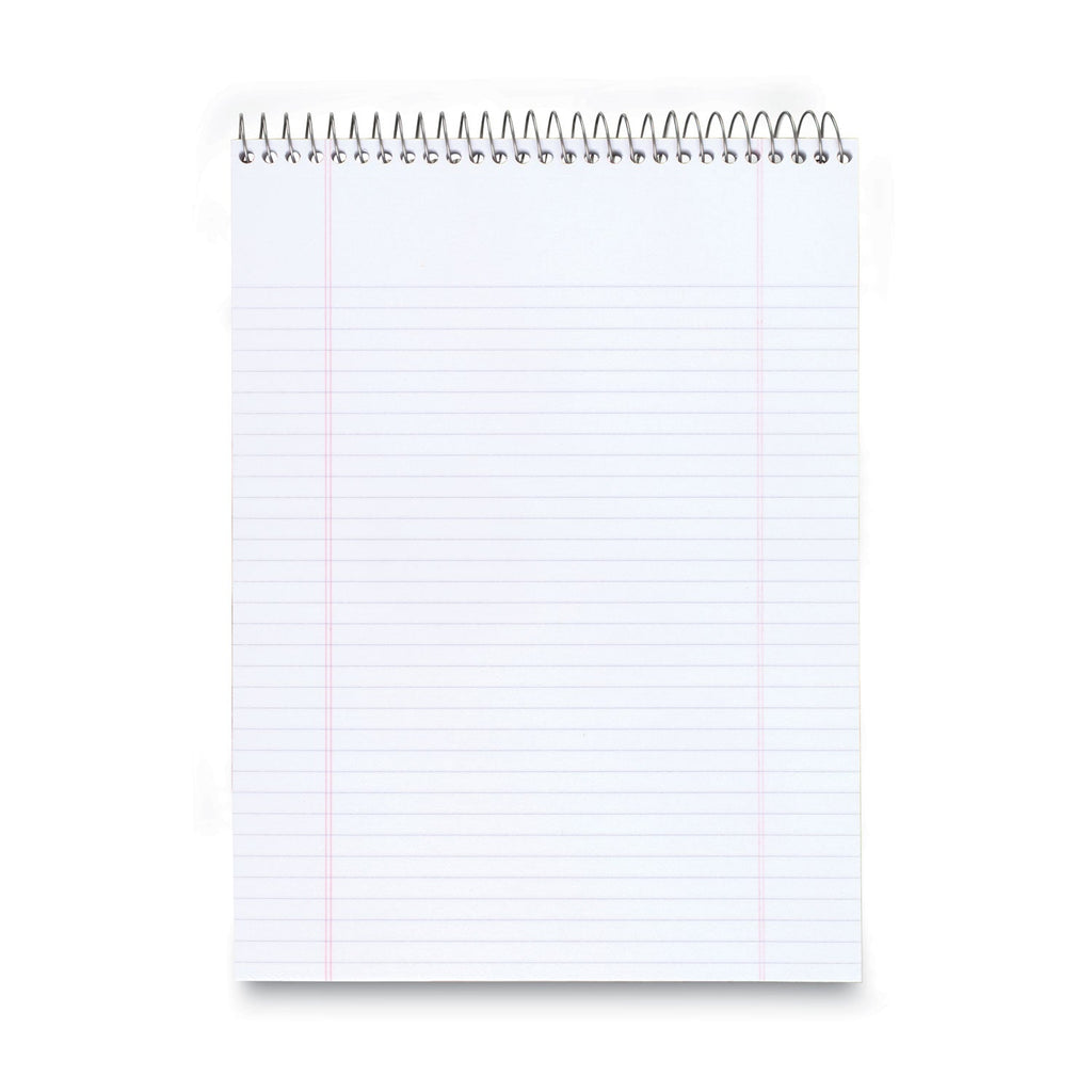 Cambridge Stiff-Back Wire Bound Notepad, Medium/College Rule, Navy Cover, 70 White 8.5 x 11.5 Sheets