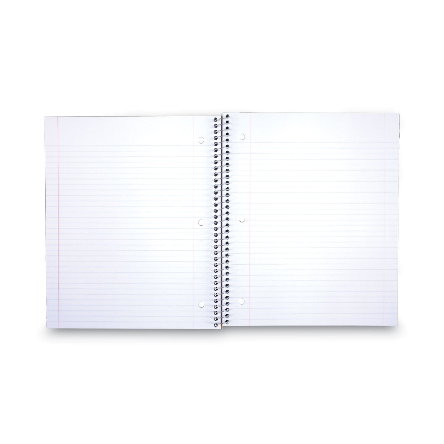 Five Star Wirebound Notebook, 1 Subject, Medium/College Rule, Black Cover, 11 x 8.5, 100 Sheets