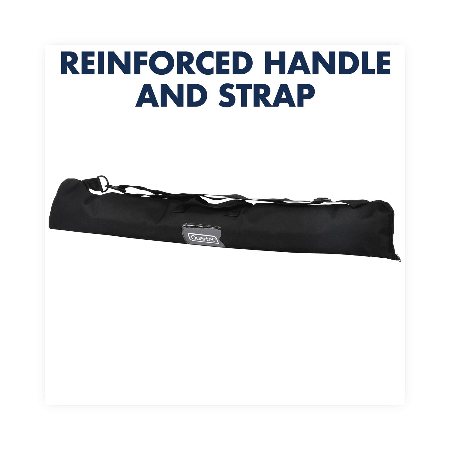 Quartet Display Easel Carrying Case, Nylon, 38.2 x 1.5 x 6.5, Black