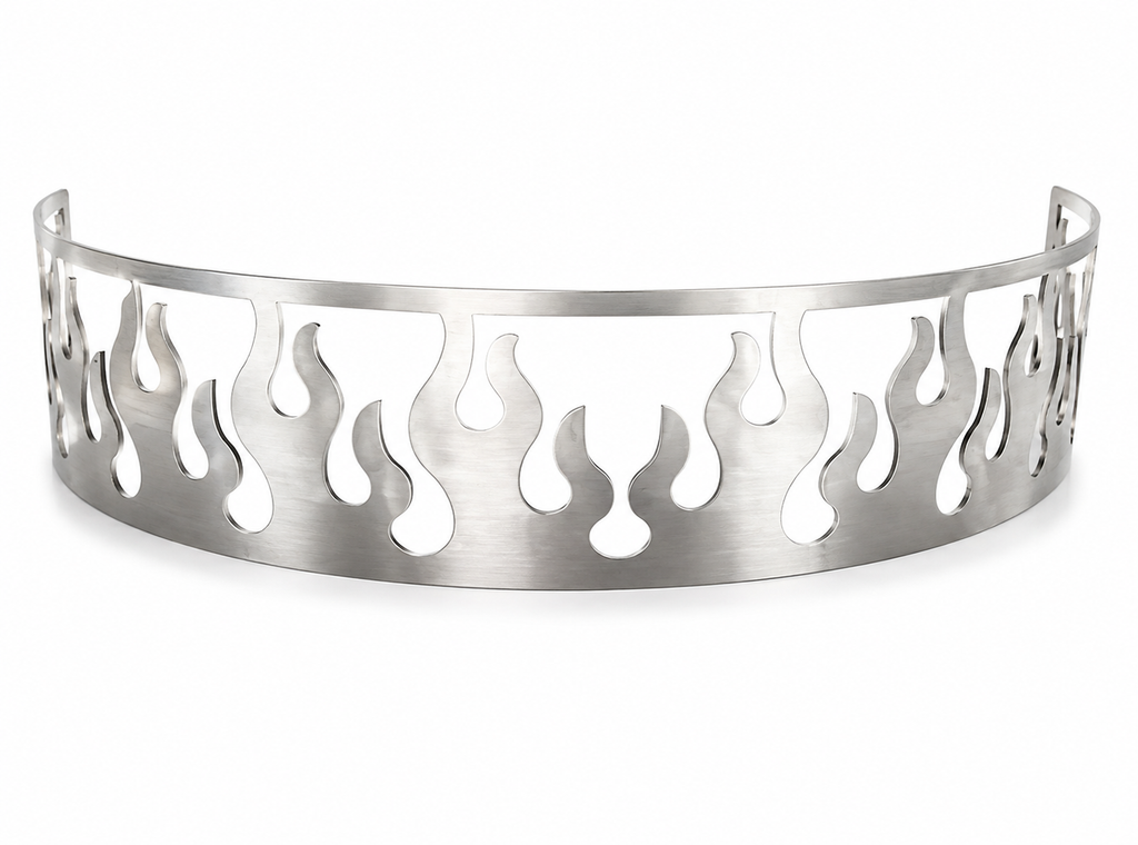 Blingz Beauty Bandz 14" x 3" Flame Air Cleaner Grill - Flames - 750005