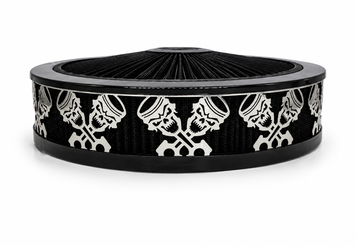 Blingz Beauty Bandz Black Air Filter Assembly , Skullz and Rods - 750017