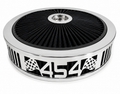 Blingz Beauty Bandz Black & Chrome 454 Air Filter Assembly - 454 - 750037