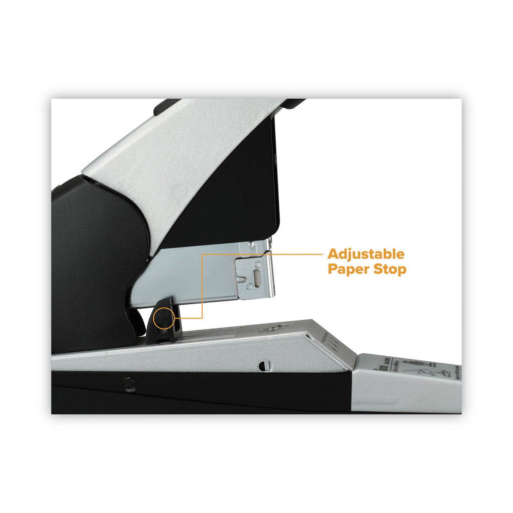 Bostitch Auto 180 Xtreme Duty Automatic Stapler, 180-Sheet Capacity, Silver/Black