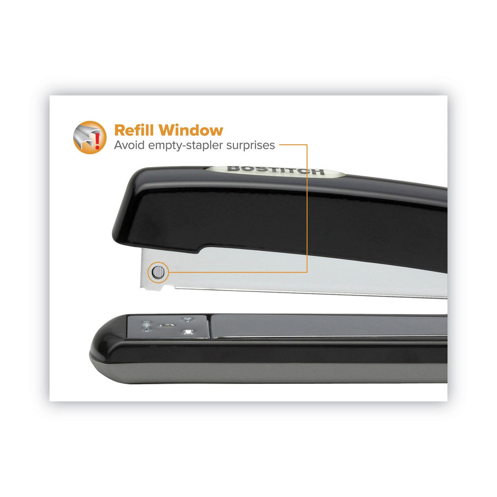 Bostitch Professional Antimicrobial Executive Stapler, 20-Sheet Capacity, Black