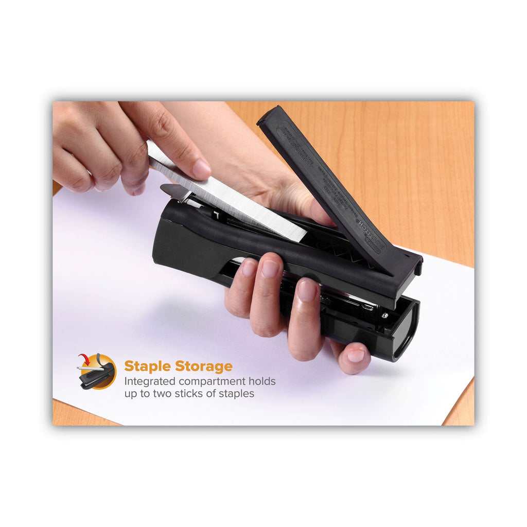Bostitch Dynamo Stapler, 20-Sheet Capacity, Black