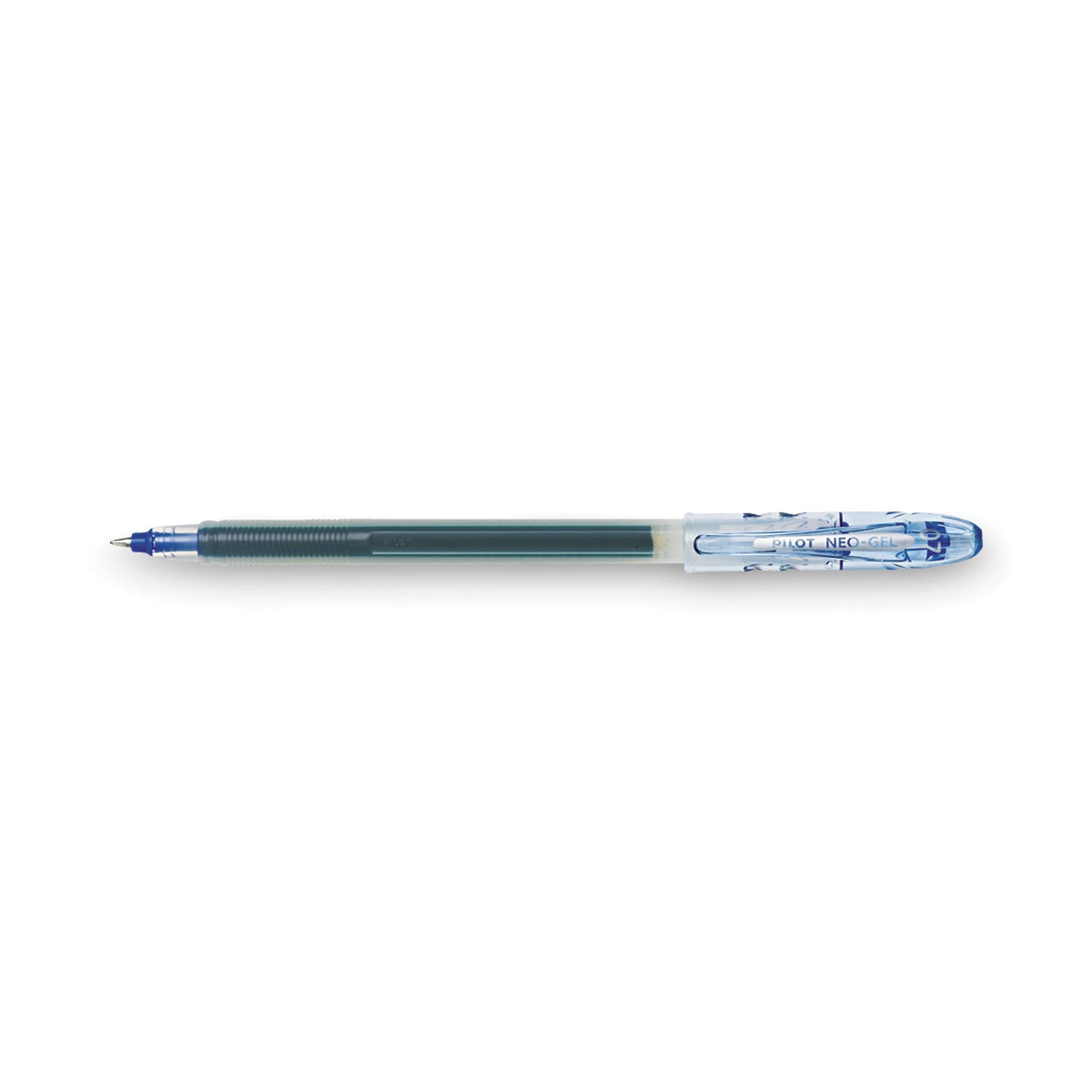 Pilot Neo-Gel Gel Pen, Stick, Fine 0.7 mm, Blue Ink, Blue Barrel, Dozen